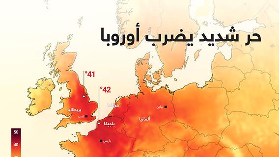 حر شديد يضرب أوروبا