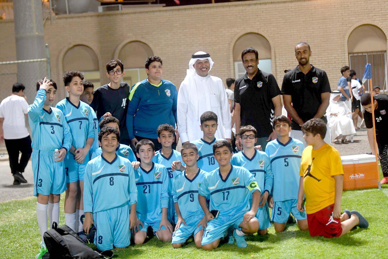 بمشاركة 11فريقا..عبدالله الشاهين رئيس اتحاد الكرة يتابع مهرجان الأمل مواليد 2009..صور
