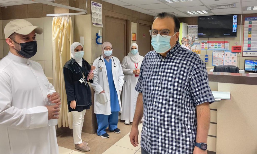 الصحة: السعيد يتفقد مستشفى الفروانية ويتابع خطة نقل بعض الأقسام والأجنحة إلى المستشفى الجديد