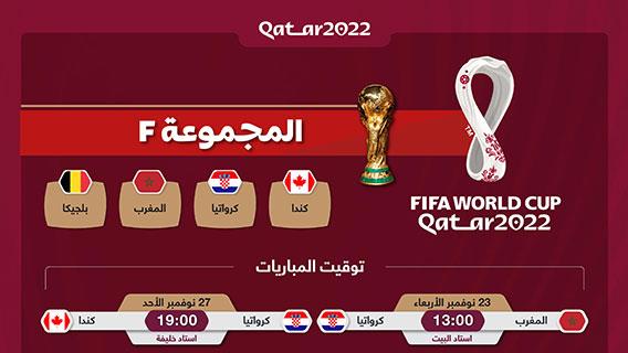 2022 كأس العالم فيفا قطر المجموعة F