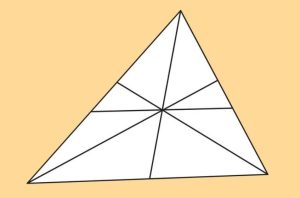 لغز مثلث الصعبة مع الحل