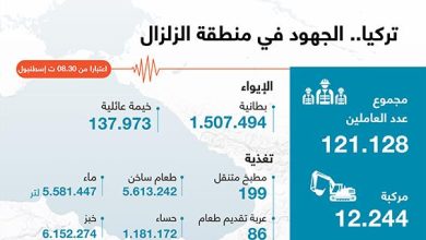 تركيا.. الجهود في منطقة الزلزال