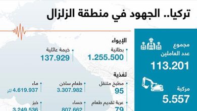 تركيا.. الجهود في منطقة الزلزال