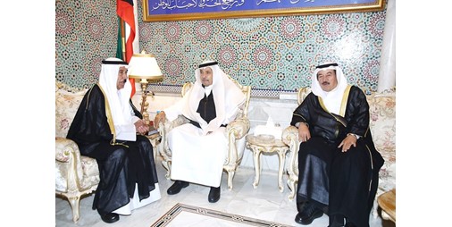 ديوان «البابطين» استقبل المهنئين بالشهر الفضيل