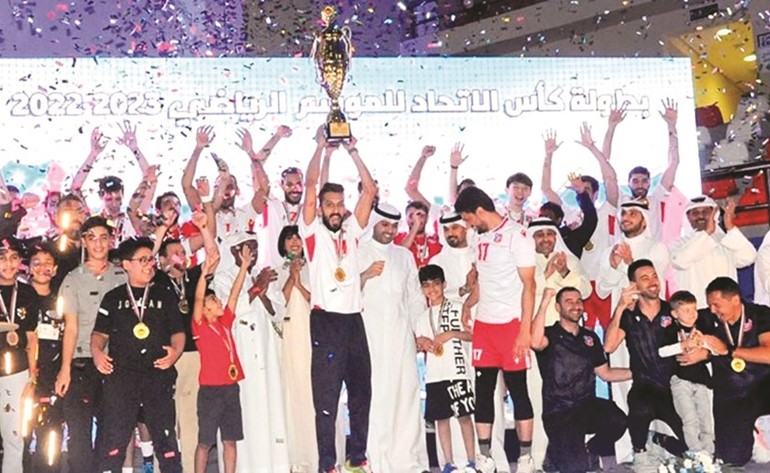 طائرة «العميد» يخطف لقب بطولة كأس الاتحاد للمرة الـ 17