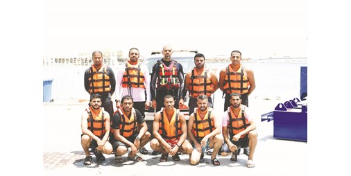 «الإطفاء» تنظم عدة دورات تدريبية بحرية