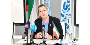 مسؤولة أممية: للكويت دور ريادي في دعم الأوضاع الإنسانية الحرجة بالعالم