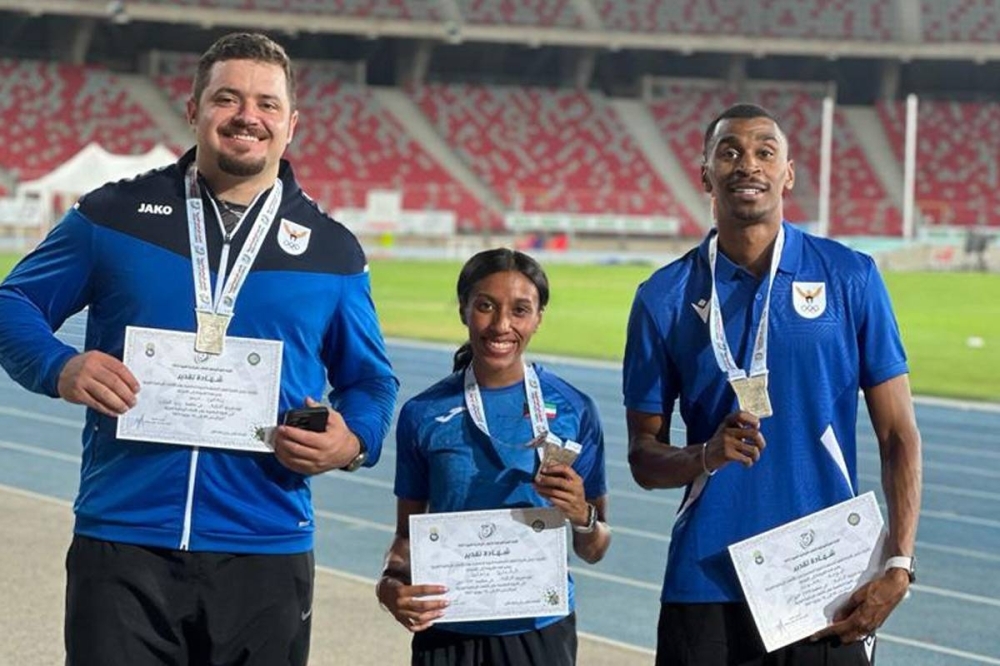 3 ميداليات لألعاب القوى في الدورة العربية بالجزائر