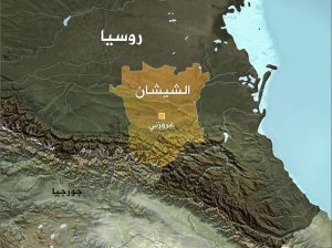 خريطة دولة الشيشان