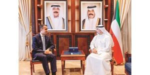 نائب وزير الخارجية بحث مع الممثل الخاص للاتحاد الأوروبي توطيد العلاقات الثنائية
