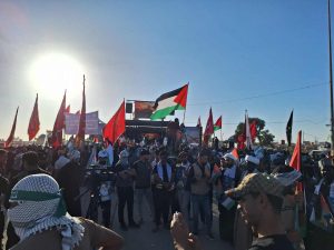 مظاهرات تضامنية في العراق/ لن نتخلى منك يا فلسطين حتى ولو باعوك الحكام!
