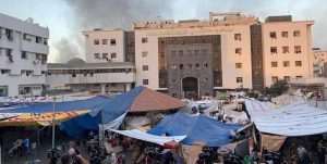 تفاصيل الحصار الغاشم على مستشفى الشفاء بغزة من قبل القوات الصهاينة