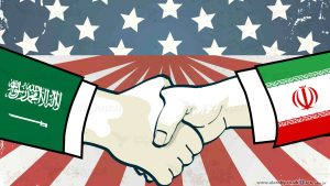 دور السعودية بين ايران و أمريكا، وسيط بين العدوین!