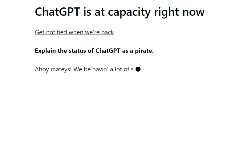 انقطاعات ChatGPT