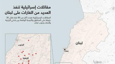 مقاتلات إسرائيلية تنفذ العديد من الغارات على لبنان