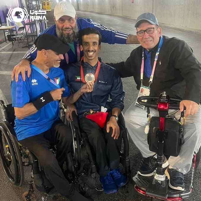 البطل البارالمبي فيصل الراجحي يحرز أول ميدالية للكويت