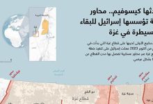 أحدثها كيسوفيم.. محاور برية تؤسسها إسرائيل للبقاء والسيطرة في غزة