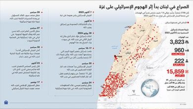 الصراع في لبنان بدأ إثر الهجوم الإسرائيلي على غزة