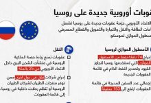 عقوبات أوروبية جديدة على روسيا