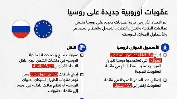 عقوبات أوروبية جديدة على روسيا