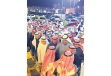 ديوان الحويلة استقبل المهنئين بالشهر الفضيل