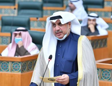 حمد جابر العلي في مجلس الأمة